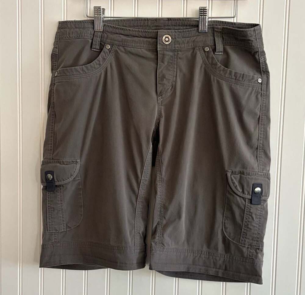 KÜHL  Womens SPLASH 11'' Cargo UPF 50 Hiking Shorts Size 10 Quick Dry Style 6084